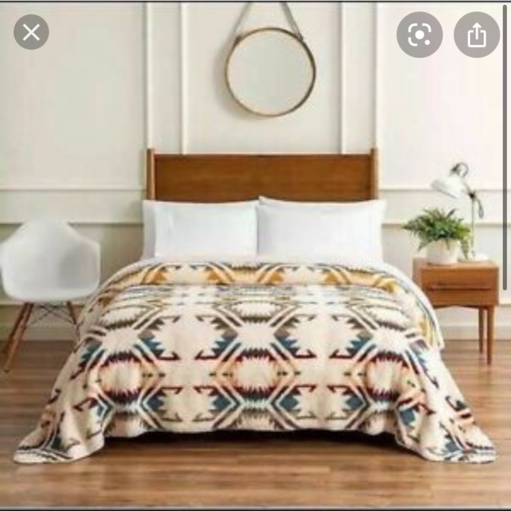 SOLD NWT Pendleton King Sherpa Blanket - Picture 1 of 5